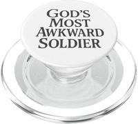God's Most Awkward Soldier - Funny Christian PopSockets PopGrip for MagSafe