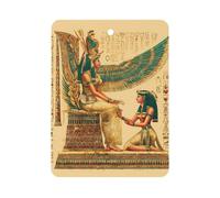 Gods of Egypt Egyptian Car Air Freshener Decorative Hanging Aromatherapy Tablets for Car Trucks Square