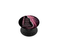 God's Plan Bible Verse Christian Ocean Beach Pink Waves PopSockets Adhesive PopGrip
