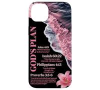 God's Plan Bible Verse Christian Ocean Beach Waves Summer Case for iPhone 14 Plus