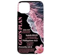 God's Plan Bible Verse Christian Ocean Beach Waves Summer Case for iPhone 15 Plus