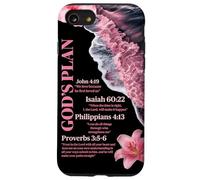 God's Plan Bible Verse Christian Ocean Beach Waves Summer Case for iPhone SE (2020) / 7/8
