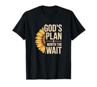 God's Plan is Worth The Wait Bible Verse Christian t Shirt T-Shirt