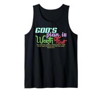 God's Plan is Worth The Wait Bible Verse Christian Tank Top