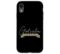 Gods Plan Is Worth The Wait Christian Faith Case for iPhone XR