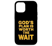 God's Plan Is Worth The Wait Jesus Christ Christianity Quote Case for iPhone 12/12 Pro