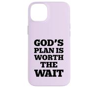 God's Plan Is Worth The Wait Jesus Christ Christianity Quote Case for iPhone 14 Plus