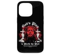 God's Plan Is Worth The Wait Religious Christian Jesus Case for iPhone 13 Pro