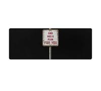 Gods Plan Sign Mouse Mat Pad Desk Mat Office Accessories 30x80cm