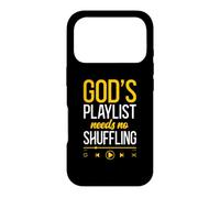 God's Playlist Needs No Shuffling Audio Technician Engineer Case for iPhone 17 Pro