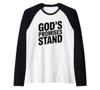God's Promise Stands Raglan Baseball Tee