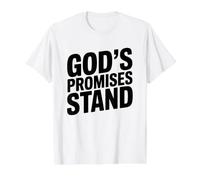 God's Promise Stands Value Graphic T-Shirt, Men, White, L