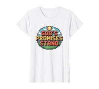 God's Promise Stands Value Graphic T-Shirt, Women, White, XS