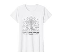 God's Promise Stands Value Graphic T-Shirt, Women, White, XS