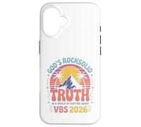 God's Rock Solid Truth VBS 2026 Christian Case for iPhone 16