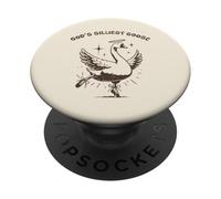 Gods Silliest Goose Ballet Shoes Ballerina Girls Kids Women PopSockets Adhesive PopGrip