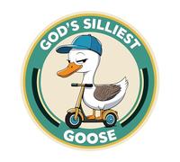 God's Silliest Goose Charms for Kindle for Phone, Dust Plug Charm 1.5 Inches Funny Duck Silly Goose God Humorous Meme Lightning/Type C Charging Port Acrylic Material Accessories for E-Reader Gifts