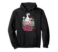 Gods Silliest Goose Christus Christ Bible Verse Retro Pullover Hoodie
