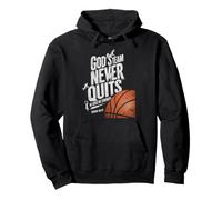 Gods Team Never Quits He Gives Me Strength Isaiah 40 Pullover Hoodie