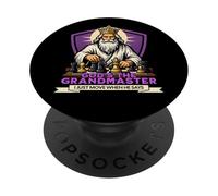 Gods the Grandmaster I Just Move When He Says Chess PopSockets Adhesive PopGrip