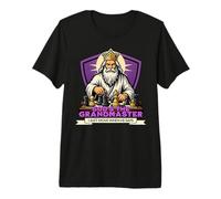 Gods The Grandmaster I Just Move When He Says Chess Premium T-Shirt