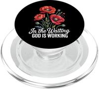 God's Timing Faith Floral Christian PopSockets PopGrip for MagSafe