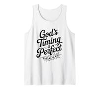 God's Timing is Perfect Christian Faith Inspirational Tank Top