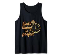 Gods Timing is Perfect - Christian Saying Tank Top
