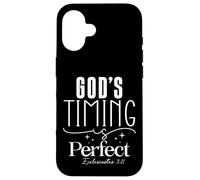 God's Timing is Perfect Ecclesiastes 3:11 Inspirational Case for iPhone 16