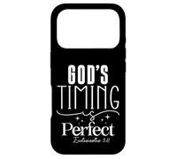 God's Timing is Perfect Ecclesiastes 3:11 Inspirational Case for iPhone 17 Pro