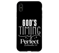 God's Timing is Perfect Ecclesiastes 3:11 Inspirational Case for iPhone XS Max
