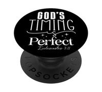 God's Timing is Perfect Ecclesiastes 3:11 Inspirational PopSockets Adhesive PopGrip