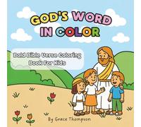 God's Word in Color: Bible Verse Coloring Book for Kids | 30 Fun Scripture Pages + Extra Activities