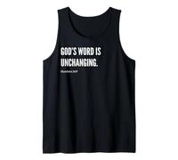 God's Word Is Unchanging Bible Verse Statement Quote Tank Top