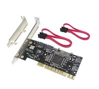 GODSHARK 4-Port PCI SATA RAID Controller Expansion Card, PCI to SATA Adapter, Supports HDD SSD, Windows, Linux