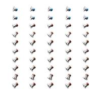 GODSHARK 5 Sets Replacement Screws MacBook Pro 13 15 inch Retina Display A1398 A1425 A1502 2012-2015, 50pcs Unibody Bottom Case Cover P5 Pentalobe Repair Notebook Laptop PC Computer Screw