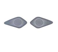 GODSLLY Car Door Audio Speaker Cover, Compatible with Audi A3 2021, Car Door Speaker Net Decoration Stickers Grill Panel Loud-Speaker Cover,A Black
