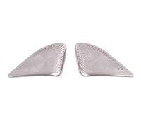 GODSLLY Car Door Audio Speaker Cover, Compatible with Benz C-Class W206 C200L C260L 2022, Car Door Speaker Net Decoration Stickers Grill Panel Loud-Speaker Cover, B Silver