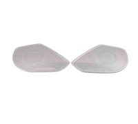 GODSLLY Car Door Audio Speaker Cover, Compatible with Honda INSPIRE 2019, Car Door Speaker Net Decoration Stickers Grill Panel Loud-Speaker Cover, B Silver