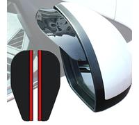 GODSLLY Car Rearview Mirror Eyebrow Rain Visor, Compatible with FORD Focus 2021 2022+, 2 PCS Side Mirror Rain and Snow Protectors Car Accessories Automotive,A Black