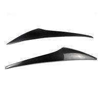 GODSLLY Headlight Eyebrows Compatible with Ford Focus MK3 2015-2017 2018, 2pcs Real Carbon Fiber Car Front Headlight Eyelid Covers Eyelid Trim Headlamp Cover,Carbon Fiber