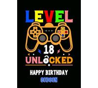 Godson 18th Birthday Card (Gamer, Design 4) - From Mum Dad Greeting Blank Inside Envelope Included Gift Idea UK