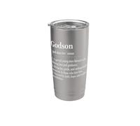 Godson Definition Cute Baptism Stainless Steel Insulated Tumbler
