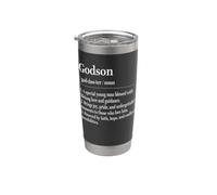 Godson Definition Cute Baptism Stainless Steel Insulated Tumbler