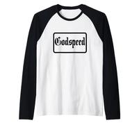 Godspeed Cute Simple Perfect for Women Men Graphic Raglan Baseball Tee