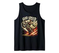 Godspeed Rider - Wheelie Into Glory Graphic Tee Tank Top