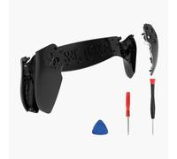 GODT GAME Replacement Shell Plate for PS5 PlayStation Portal Remote Player, Rear Shell Case and Front Grip casing, non-slip coating (Case Only) - Black