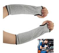 GodtKowty Cut Resistant Safety Arm Sleeves - Level 5 Protection Work Arm and Wrist Guard Sleeves for Elbow and Forearm Safety - Anti-Cut Bracers Protector (35 cm Length)