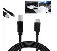 GodtKowty USB C to USB B MIDI Cable 1M, Type-C to USB MIDI Interface Cable for MIDI Controller, Keyboard, Audio Interface, Recording & Music Production