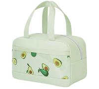 GODWOODS Insulated Lunch Bags for Women, Men - Small Cooler Box Smash Lunch Tote Bag for Work, Picnic, Beach, Camping (B - Avocado)